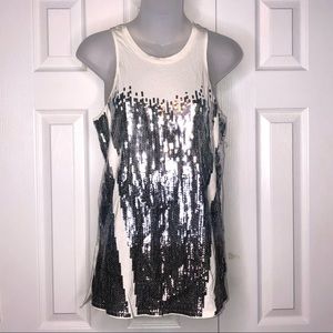 Express Sequin Tank Top